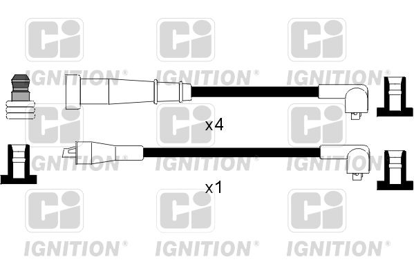 QUINTON HAZELL Комплект проводов зажигания XC810